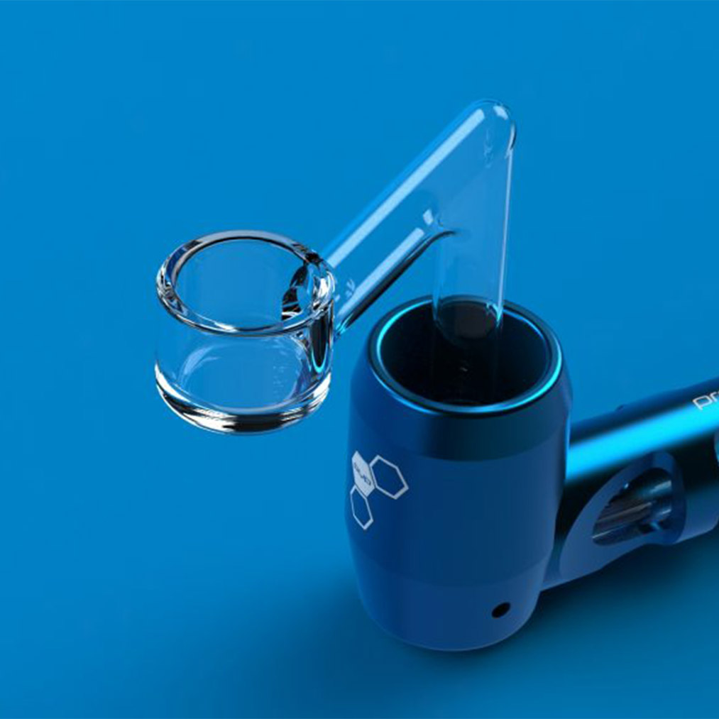 Quartz attachment for the PYPTEK pipes