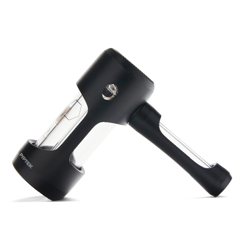 Bubbler Prometheus Pipetech all glass pipe Black