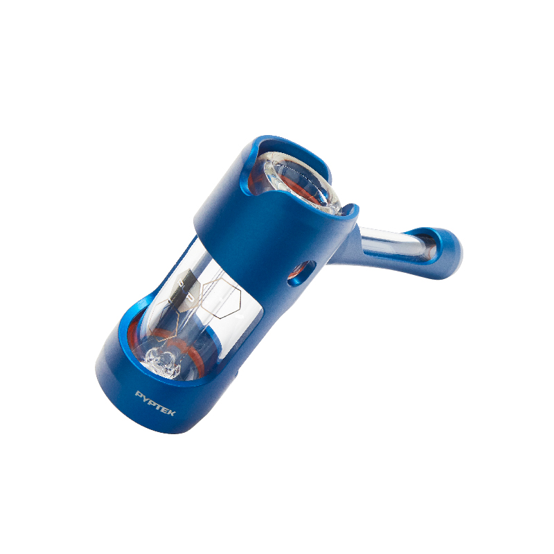 Bubbler durable all glass smoking pipe PYPTEK
